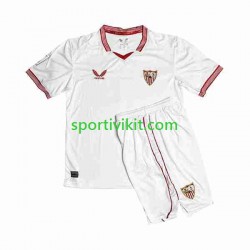 Completo da calcio Bambini Sevilla FC Sergio Ramos 4 Maglia Prima 2023-2024 Manica Corta