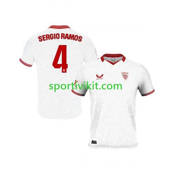 Sevilla FC Sergio Ramos 4 Uomo Maglia Prima 2023-2024 Manica Corta