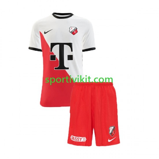 Completo da calcio Bambini FC Utrecht Maglia Prima 2022-2023 Manica Corta Completo da calcio Bambini FC Utrecht Maglia Prima 2022-2023 Manica Corta