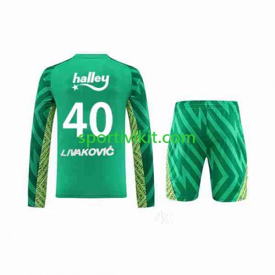 Portiere Fenerbahce Livakovic 40 Footbal Kit Prima 2023-2024 Manica Lunga