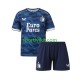 Completo da calcio Bambini Feyenoord Rotterdam Maglia Seconda 2023-2024 Manica Corta