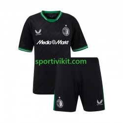 Completo da calcio Bambini Feyenoord Rotterdam Maglia Seconda 2024-2025 Manica Corta