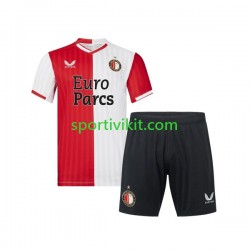 Completo da calcio Bambini Feyenoord Rotterdam Maglia Prima 2023-2024 Manica Corta