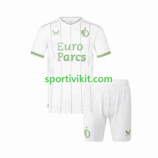 Completo da calcio Bambini Feyenoord Rotterdam Maglia Terza 2023-2024 Manica Corta