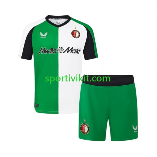 Completo da calcio Bambini Feyenoord Rotterdam Maglia Terza 2024-2025 Manica Corta Completo da calcio Bambini Feyenoord Rotterdam Maglia Terza 2024-2025 Manica Corta