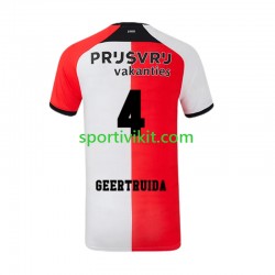 Feyenoord Rotterdam Lutsharel Geertruida 4 Uomo Maglia Prima 2024-2025 Manica Corta