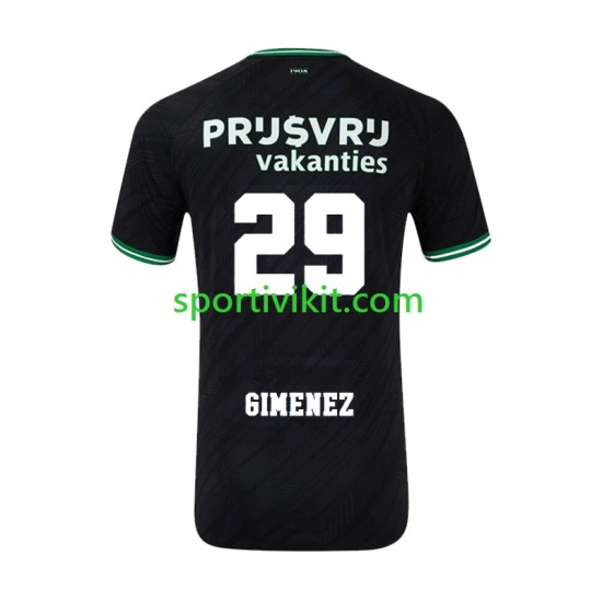 Feyenoord Rotterdam Santiago Gimenez 29 Uomo Maglia Seconda 2024-2025 Manica Corta Feyenoord Rotterdam Santiago Gimenez 29 Uomo Maglia Seconda 2024-2025 Manica Corta