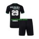 Completo da calcio Bambini Feyenoord Rotterdam Santiago Gimenez 29 Maglia Seconda 2024-2025 Manica Corta