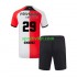 Completo da calcio Bambini Feyenoord Rotterdam Santiago Gimenez 29 Maglia Prima 2024-2025 Manica Corta
