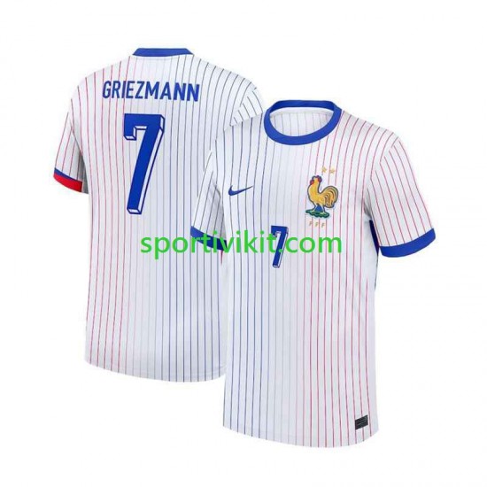 Francia Antoine Griezmann 7 Uomo Maglia Seconda Euro 2024 Manica Corta