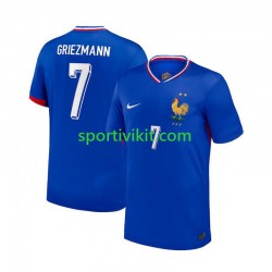 Francia Antoine Griezmann 7 Blu Uomo Maglia Prima Euro 2024 Manica Corta