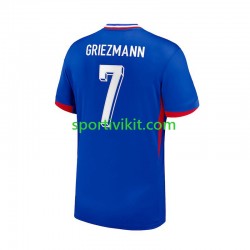 Francia Antoine Griezmann 7 Blu Uomo Maglia Prima Euro 2024 Manica Corta