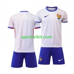 Completo da calcio Bambini Francia Maglia Seconda Euro 2024 Manica Corta