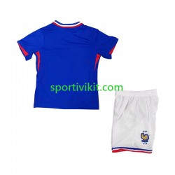 Completo da calcio Bambini Francia Maglia Prima Euro 2024 Manica Corta