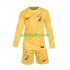 Completo da calcio Bambini Francia Portiere Giallo Maglia Prima Euro 2024 Manica Lunga