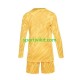 Completo da calcio Bambini Francia Portiere Giallo Maglia Prima Euro 2024 Manica Lunga