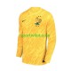 Francia Portiere Giallo Uomo Maglia Prima Euro 2024 Manica Lunga