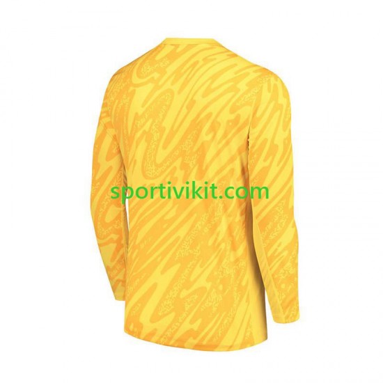 Francia Portiere Giallo Uomo Maglia Prima Euro 2024 Manica Lunga