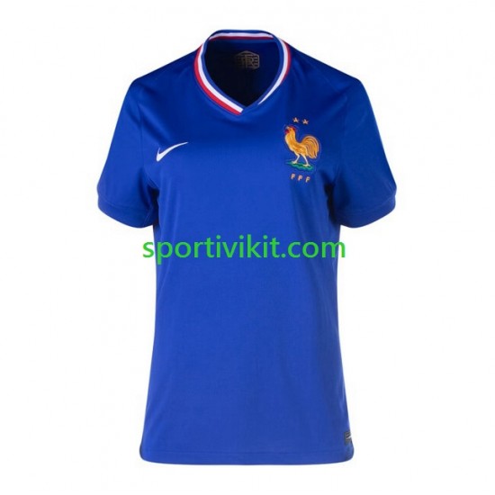 Francia Donna Maglia Prima Euro 2024 Manica Corta Francia Donna Maglia Prima Euro 2024 Manica Corta