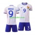 Completo da calcio Bambini Francia Olivier Giroud 9 Maglia Seconda Euro 2024 Manica Corta