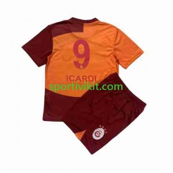 Completo da calcio Bambini Galatasaray Icardi 9 Maglia Prima 2023-2024 Manica Corta