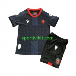 Completo da calcio Bambini Georgia Maglia Seconda 2024 Manica Corta