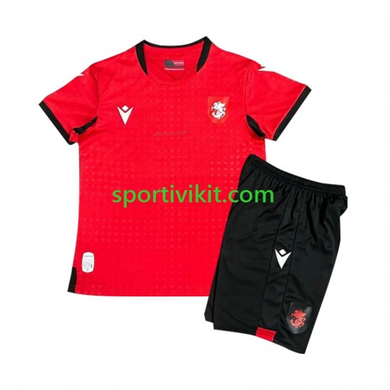 Completo da calcio Bambini Georgia Maglia Terza 2024 Manica Corta Completo da calcio Bambini Georgia Maglia Terza 2024 Manica Corta