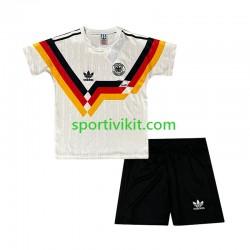 Completo da calcio Bambini Germania Retro 1990 Maglia Prima Manica Corta