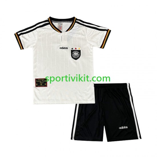 Completo da calcio Bambini Germania Retro 1996 Maglia Prima Manica Corta