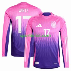 Germania Florian Wirtz 17 Uomo Maglia Seconda Euro 2024 Manica Lunga