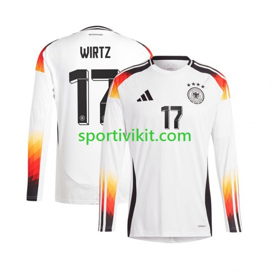 Germania Florian Wirtz 17 Uomo Maglia Prima Euro 2024 Manica Lunga Germania Florian Wirtz 17 Uomo Maglia Prima Euro 2024 Manica Lunga