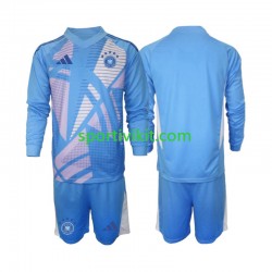 Completo da calcio Bambini Germania Portiere Maglia Quarto 2024-2025 Manica Lunga