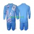 Completo da calcio Bambini Germania Portiere Maglia Quarto 2024-2025 Manica Lunga