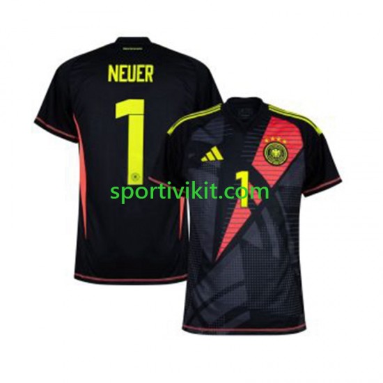 Germania Portiere Manuel Neuer 1 Uomo Maglia Prima Euro 2024 Manica Corta Germania Portiere Manuel Neuer 1 Uomo Maglia Prima Euro 2024 Manica Corta