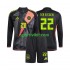 Completo da calcio Bambini Germania Portiere Ter Stegen 22 Maglia Prima Euro 2024 Manica Lunga