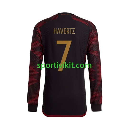Germania Havertz 7 Uomo Maglia Seconda Coppa del Mondo 2022 Manica Lunga Germania Havertz 7 Uomo Maglia Seconda Coppa del Mondo 2022 Manica Lunga