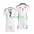 Completo da calcio Bambini Germania Havertz 7 Maglia Prima Euro 2024 Manica Corta