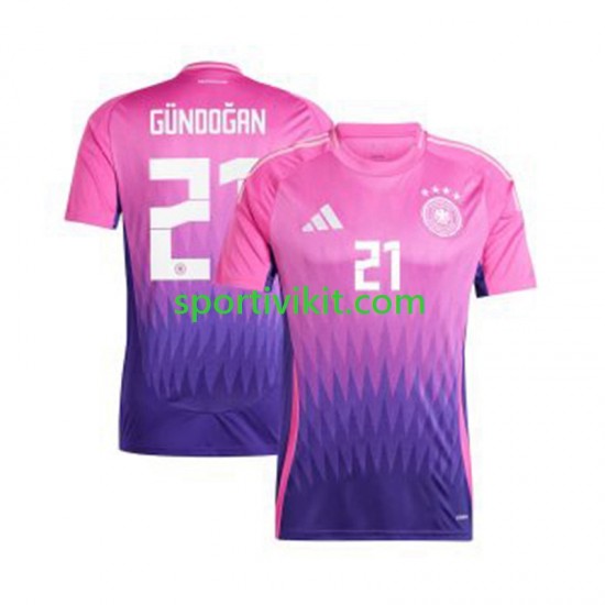 Germania Ilkay Gundogan 21 Uomo Maglia Seconda Euro 2024 Manica Corta Germania Ilkay Gundogan 21 Uomo Maglia Seconda Euro 2024 Manica Corta