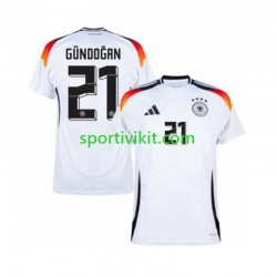 Germania Ilkay Gundogan 21 Uomo Maglia Prima Euro 2024 Manica Corta