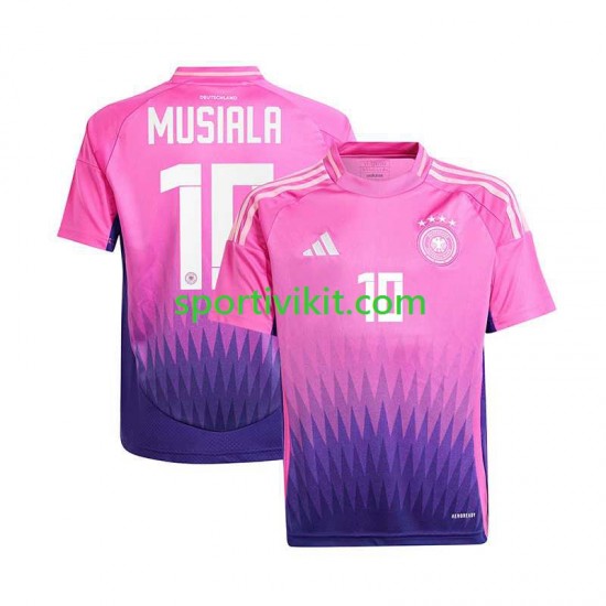 Germania Jamal Musiala 10 Uomo Maglia Seconda Euro 2024 Manica Corta