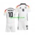 Completo da calcio Bambini Germania Jamal Musiala 10 Maglia Prima Euro 2024 Manica Corta