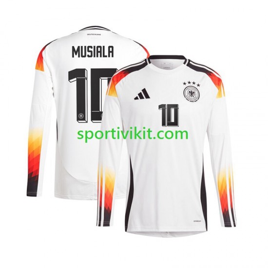 Germania Jamal Musiala 10 Uomo Maglia Prima Euro 2024 Manica Lunga Germania Jamal Musiala 10 Uomo Maglia Prima Euro 2024 Manica Lunga