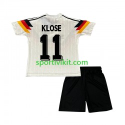 Completo da calcio Bambini Germania Klose 11 Retro 1990 Maglia Prima Manica Corta