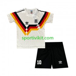 Completo da calcio Bambini Germania Matthaus 10 Retro 1990 Maglia Prima Manica Corta