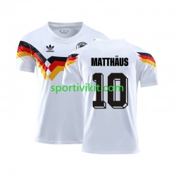 Germania Matthaus 10 Retro 1990 Uomo Maglia Prima Manica Corta