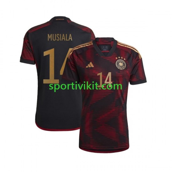 Germania Musiala 14 Uomo Maglia Seconda Coppa del Mondo 2022 Manica Corta Germania Musiala 14 Uomo Maglia Seconda Coppa del Mondo 2022 Manica Corta