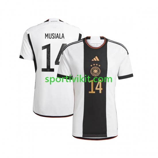 Germania Musiala 14 Uomo Maglia Prima Coppa del Mondo 2022 Manica Corta
