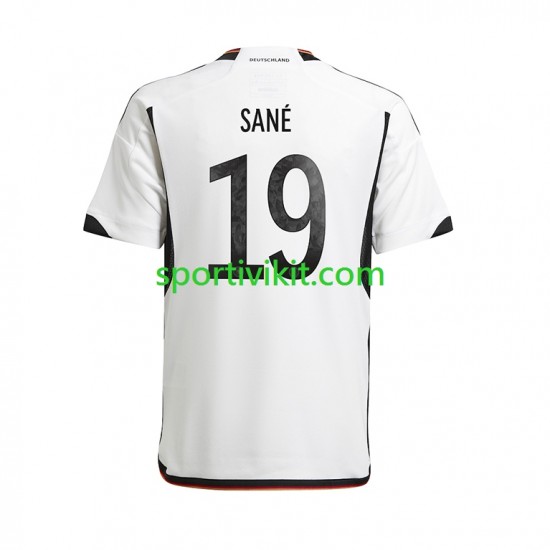 Germania Sane 19 Uomo Maglia Prima Coppa del Mondo 2022 Manica Corta