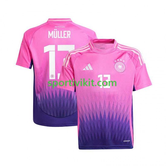 Germania Thomas Muller 13 Uomo Maglia Seconda Euro 2024 Manica Corta Germania Thomas Muller 13 Uomo Maglia Seconda Euro 2024 Manica Corta