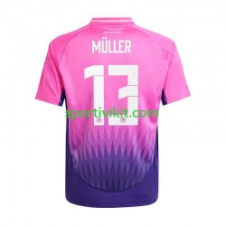 Germania Thomas Muller 13 Uomo Maglia Seconda Euro 2024 Manica Corta